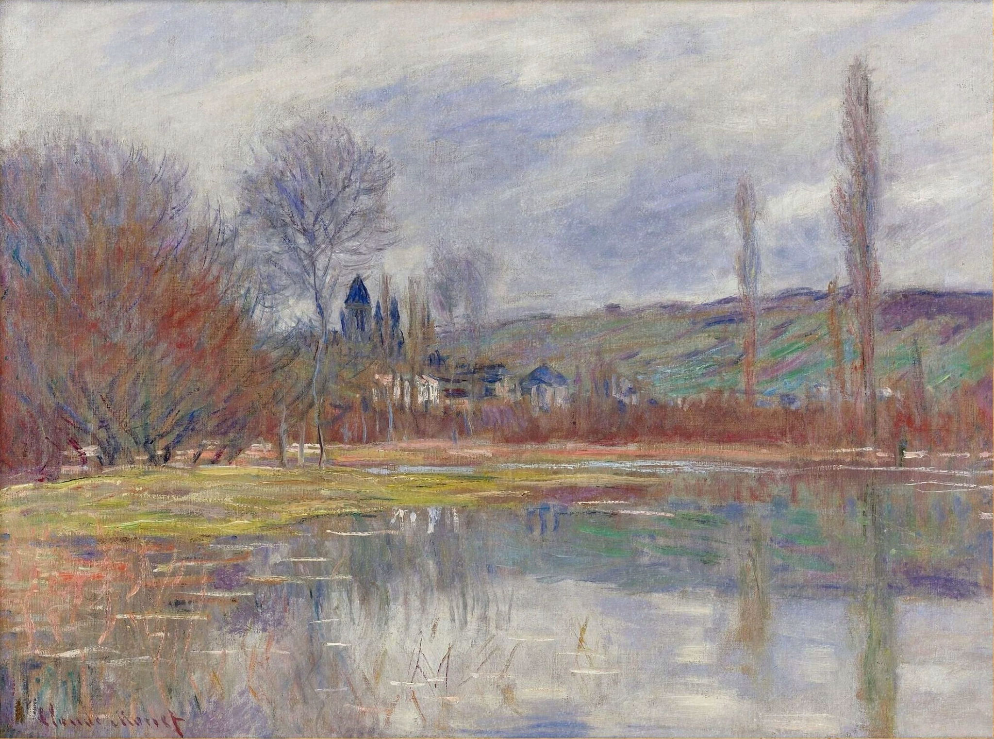 The Spring at Vetheuil 1881